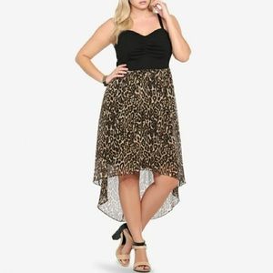 Torrid Cheetah Print High Low Dress